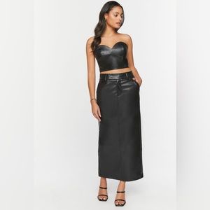 NEW Faux Leather Skirt